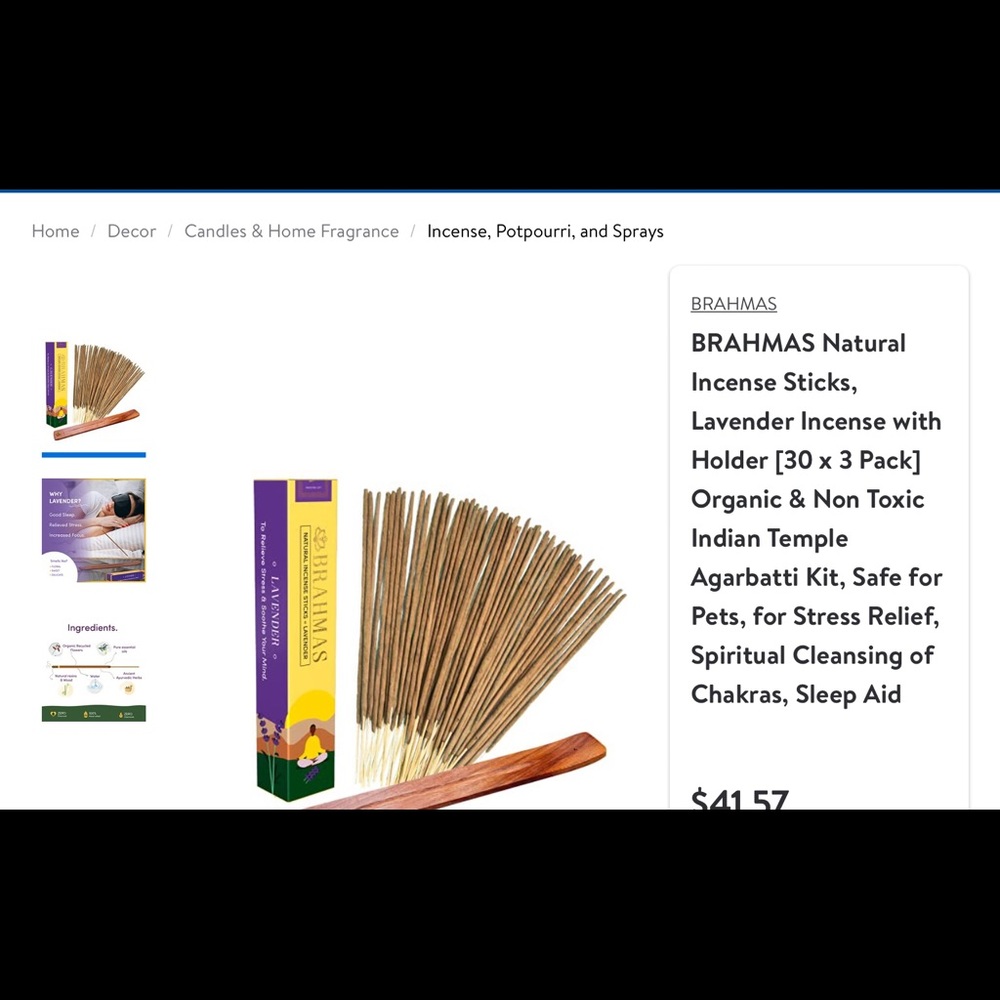 Brahmas natural incense sticks